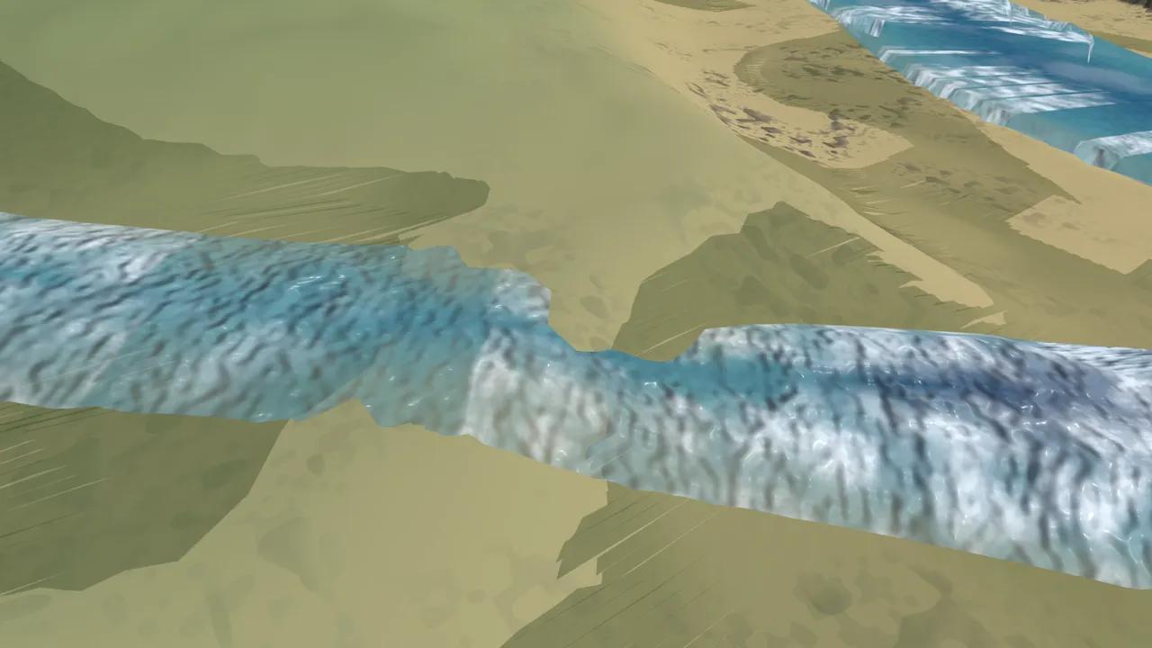 Gap: Riverbank drop depth was a guessed setting
