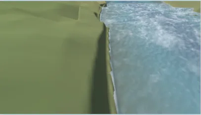 Gap: Waterfall geometry didn't match the rock